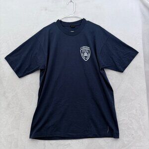 Vintage Port Authority New York New Jersey T Shirt Men XL Blue Single Stitch USA